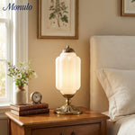 Load image into Gallery viewer, Eloise Scallop Glass Shade Vintage-Inspired Table Lamp for Bedroom and Living Room Accent Lighting