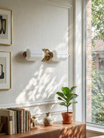 Bild in Gallery-Viewer laden, American Vintage Glas Laterne Geformt Horizontal Eloise Wandlampe