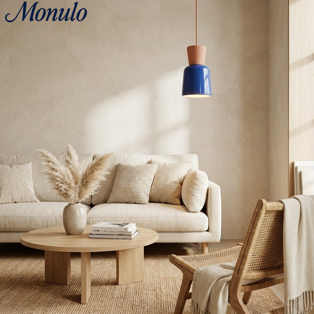Chromara Bunte Schalen-Pendelleuchte Retro Moderner Stil - Kücheninsel Beleuchtung