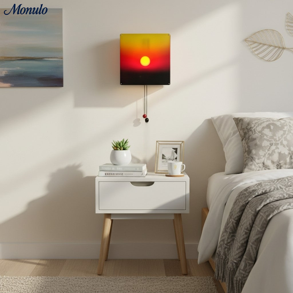 Afterglow Gradient Decorative Wall Lamp - Modern Acrylic Lamp for Bedroom