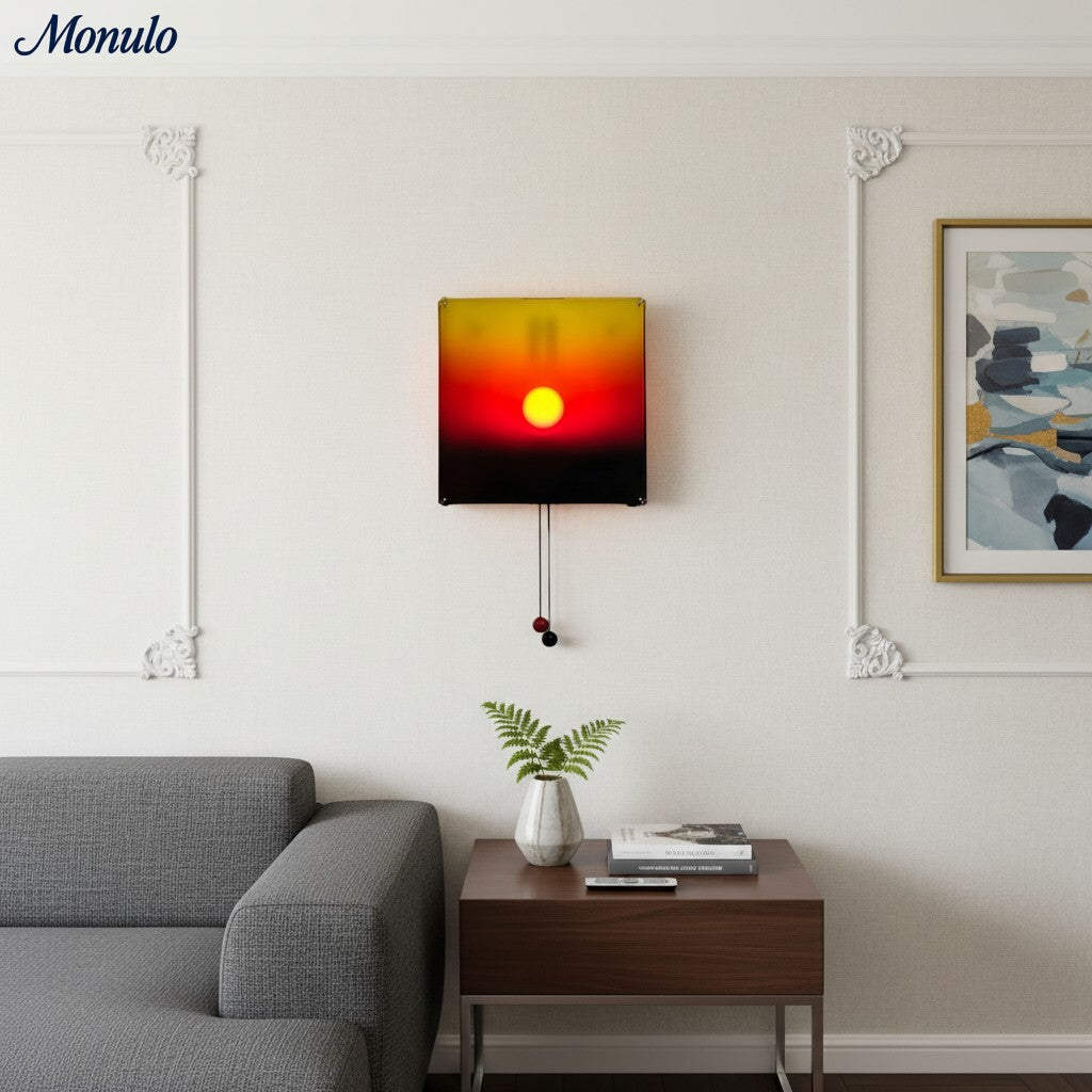 Afterglow Gradient Decorative Wall Lamp - Modern Acrylic Lamp for Bedroom