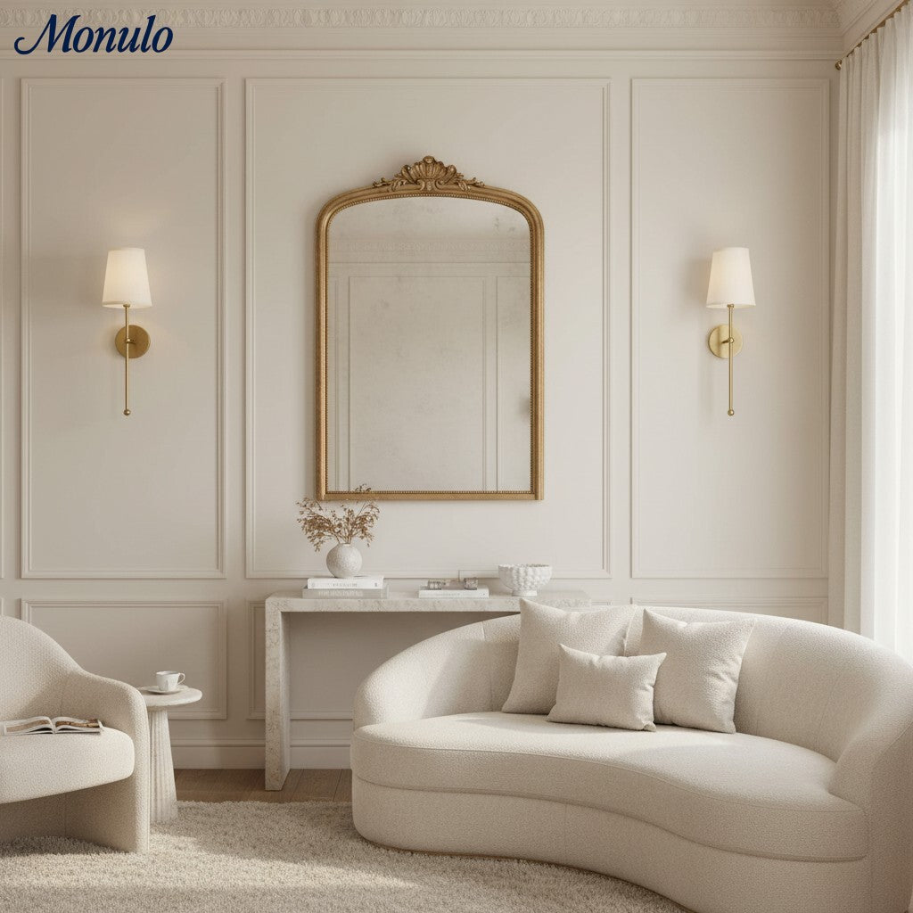 Meshara Wandleuchte - Moderne Metallleuchte für Wohnzimmer