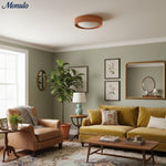 Load image into Gallery viewer, Acrion Round Ceiling Light - Modern Acrylic Light for Bedroom