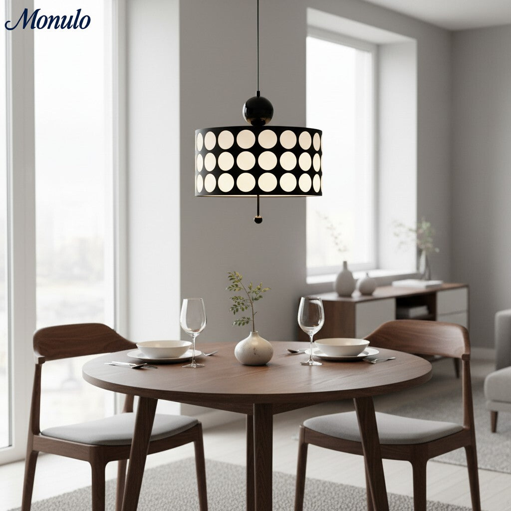 Dotrelia Grid Pendant Light - Modern Acrylic Lamp for Dining Room
