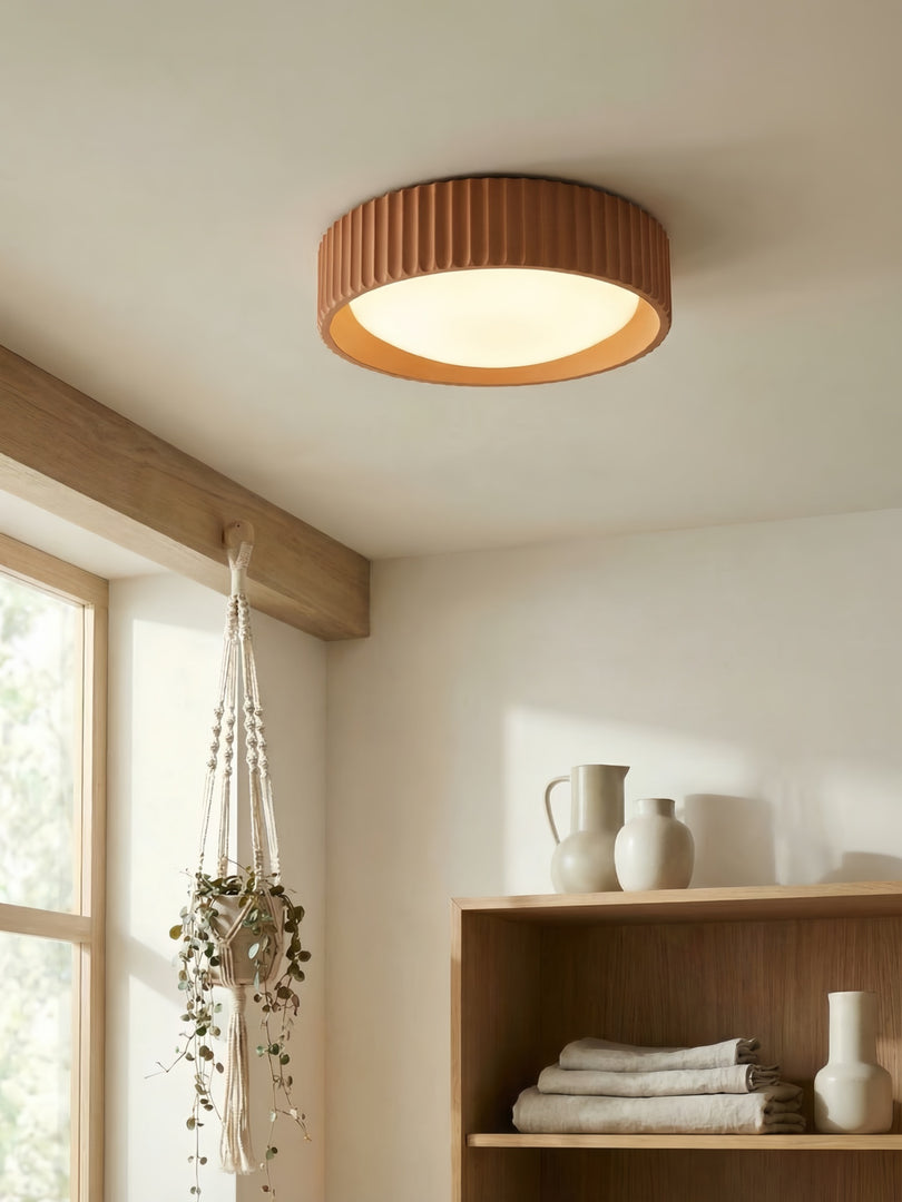 Acrion Round Ceiling Light - Modern Acrylic Light for Bedroom