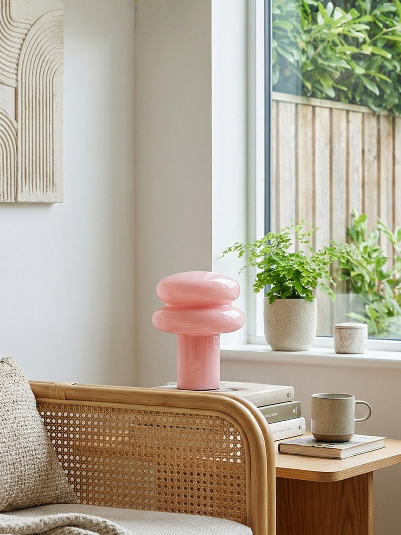 Coloria Minimalistische Opalglaslampe – Sanftes Leuchten für das Schlafzimmer
