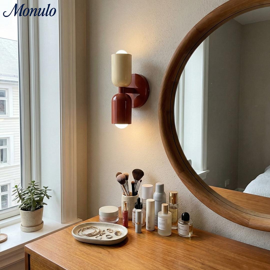 Symra Dual-Flow Metal Wall Sconce Nordic Minimalist Style - Indoor Spaces Lighting N47