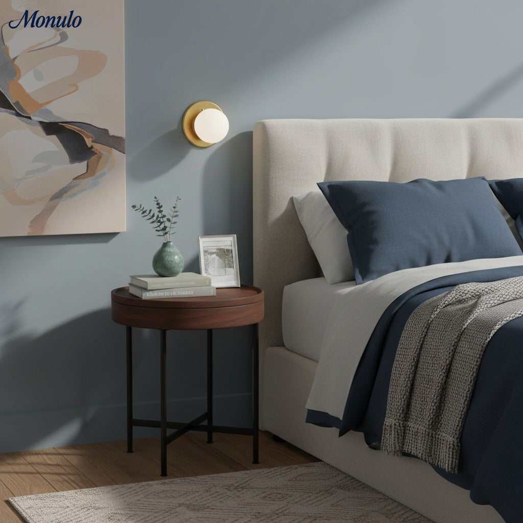 Lámpara de doble función de cristal opalino: elegante luminaria para techo y pared para hogares modernos.