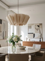 Load image into Gallery viewer, Oslan Pleated Fabric Pendant – Nordic Minimal Style Lighting for Dining Room