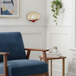 Load image into Gallery viewer, Nautris Shell Wall Lamp - Vintage Resin Lamp for Living Room