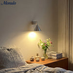 Bild in Gallery-Viewer laden, Metorq Geometrische Metall-Wandleuchte - Modernes Design für Schlafzimmer-Nachttischlampe