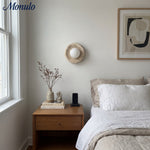 Load image into Gallery viewer, Oria Minimalist Travertine Wall Sconce - Sculptural Ambient Light for Bedroom
