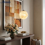 Load image into Gallery viewer, Nordic Minimalist Alabaster Pendant Light