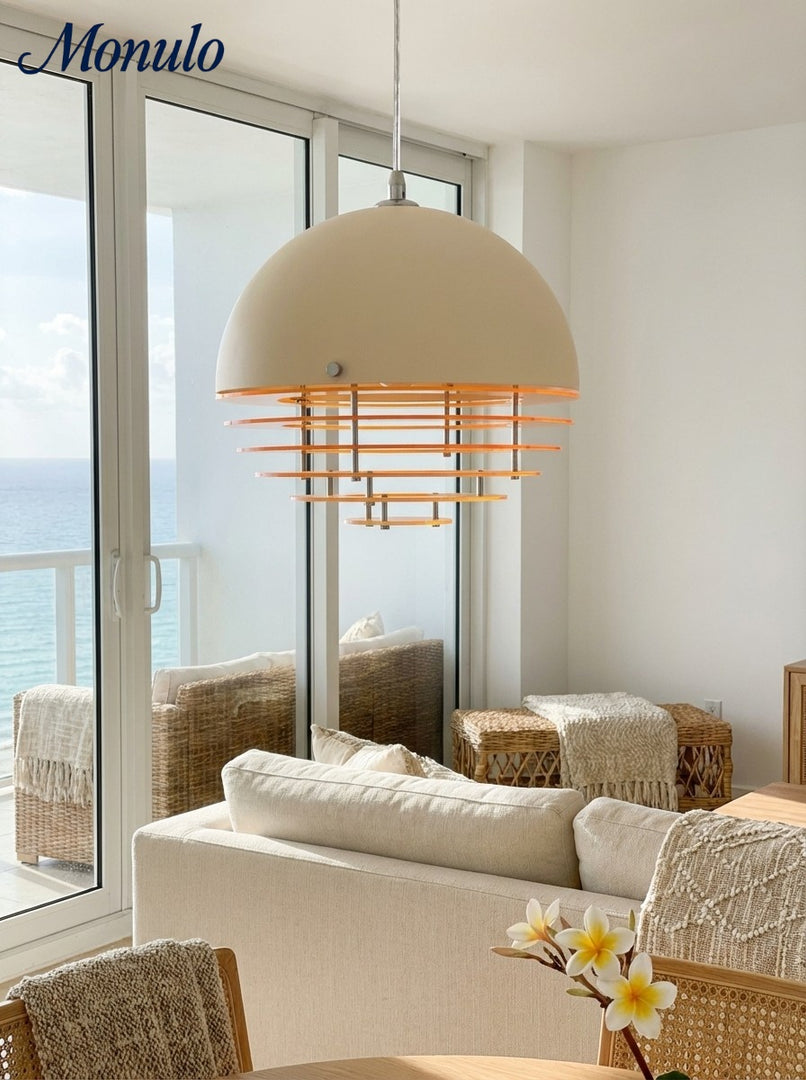 Lámpara colgante Sunset: luz ambiental emotiva con diseño Bauhaus - AFTERGLOW S1 