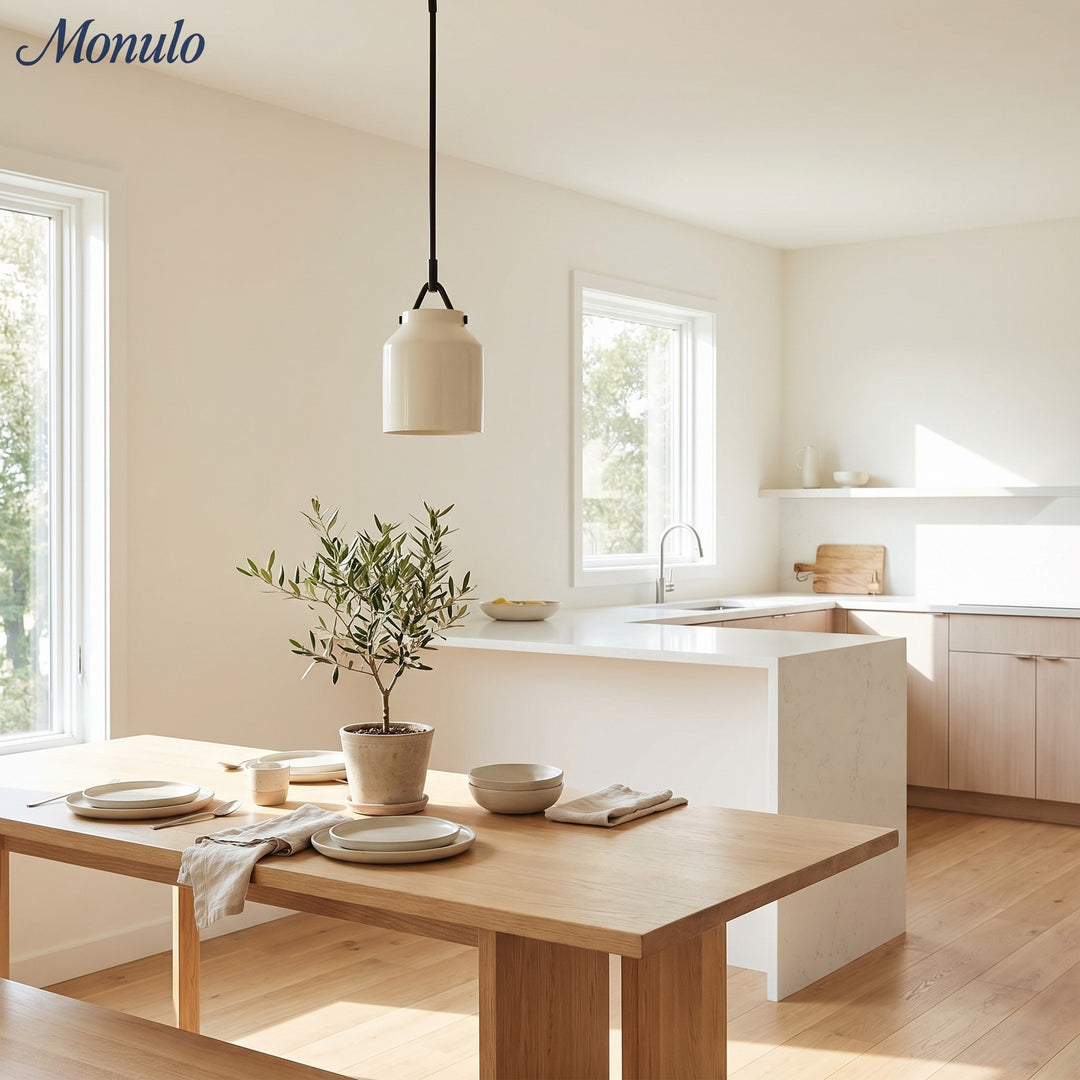 Lámpara Colgante de Metal Morandi Hanton Nórdica - Luminaria Minimalista Nórdica