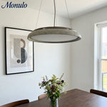 Load image into Gallery viewer, Torvella Textured Ring Travertine Pendant Ceiling Lamp - Entryway Statement Light