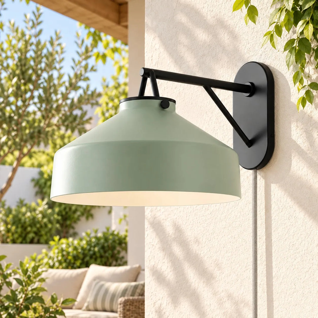 Hanton Modern Minimalist Nordic Plug-In Wall Sconce for Bathroom and Hallway