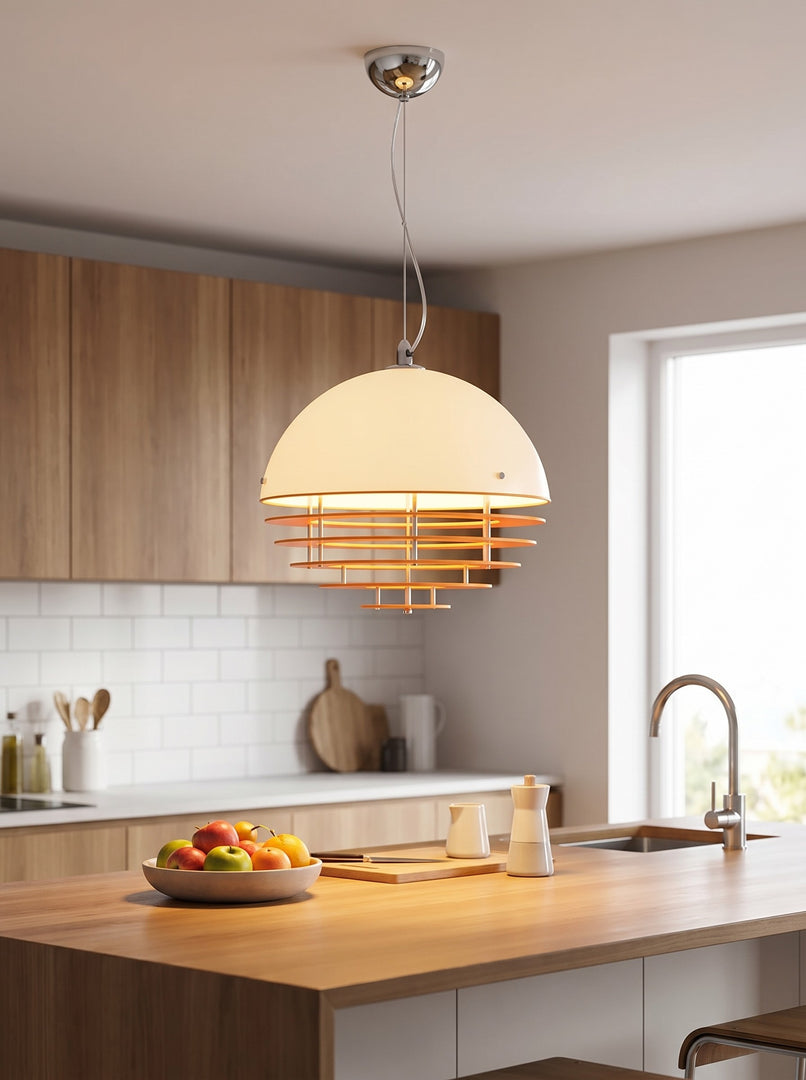 Lámpara colgante Sunset: luz ambiental emotiva con diseño Bauhaus - AFTERGLOW S1 