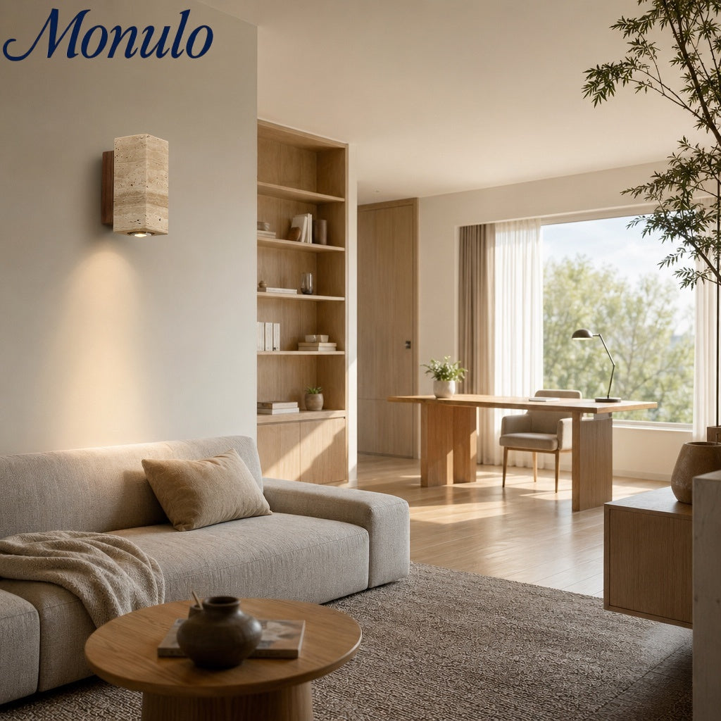 Applique murale sculpturale moderne en métal – Applique minimaliste pour chambre, salon, couloir