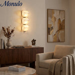 Load image into Gallery viewer, Modern Alabaster Wall Lamp – Minimalist Staircase Sconce for Hallway Corridor Lighting