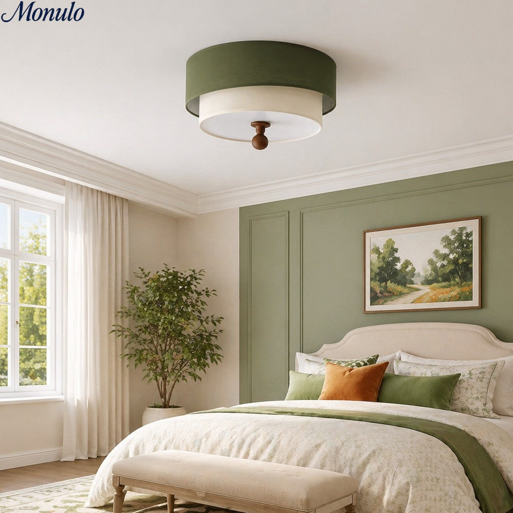 Modern Minimalist Ceiling Lamp Clean Line Flush for Bedroom Living Room