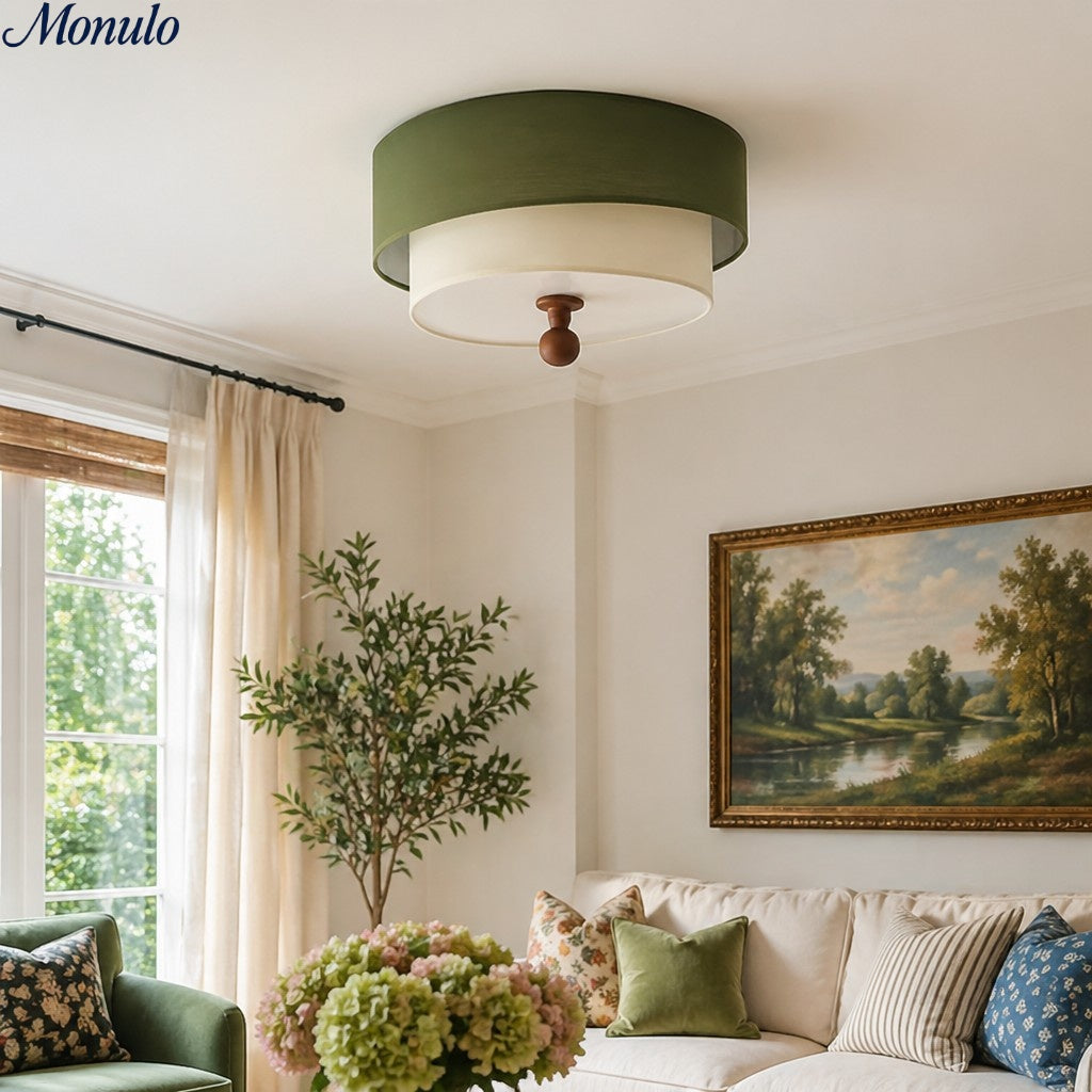Modern Minimalist Ceiling Lamp Clean Line Flush for Bedroom Living Room