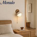 Bild in Gallery-Viewer laden, Moderne Travertin-Wandlampe – Minimalistische Stein-Wandleuchte für Schlafzimmer, Wohnzimmer, Flur