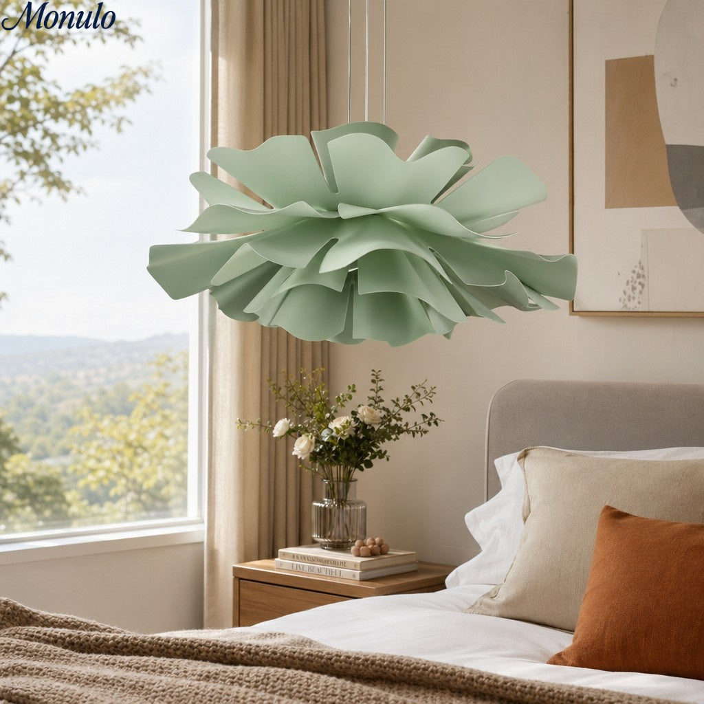 Lámpara Colgante Escultural Floral Flora Nordic - Lámpara Decorativa Artística para Sala de Estar