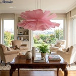 Cargar imagen en el visor de la Galería, Lámpara Colgante Escultural Floral Flora Nordic - Lámpara Decorativa Artística para Sala de Estar