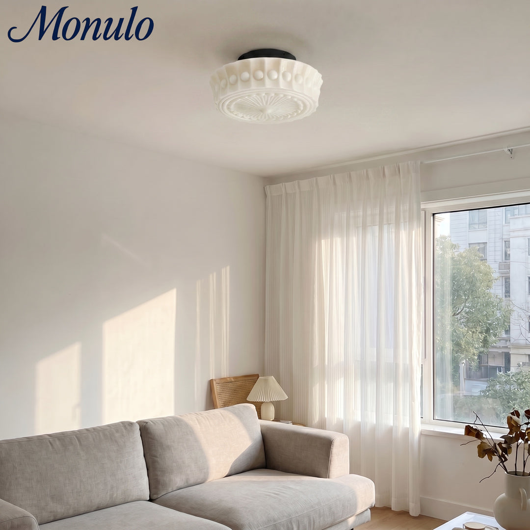 Lámpara colgante Dretta con pantalla de tambor escalonada: lámpara de techo versátil para interiores residenciales y comerciales