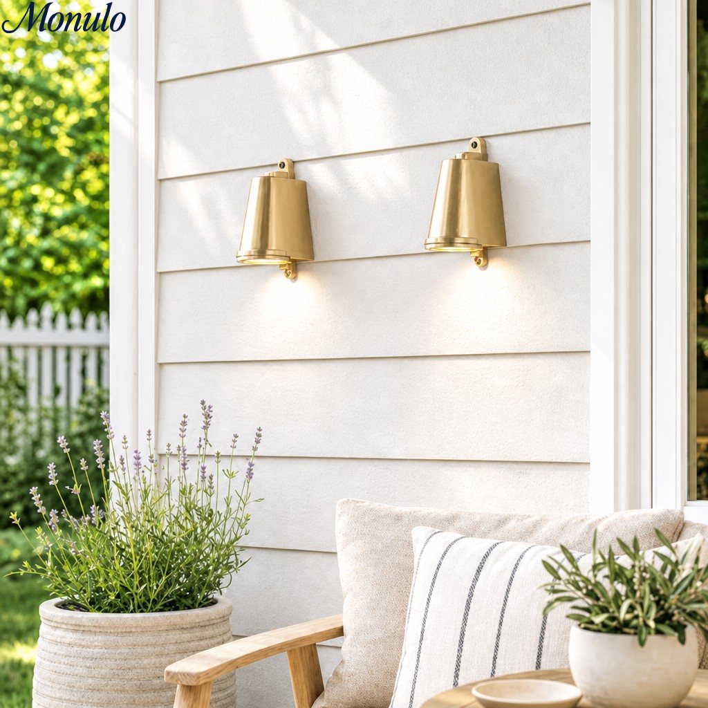 Industrial Outdoor Wall Light – Waterproof Sconce with Bluebell Shape
