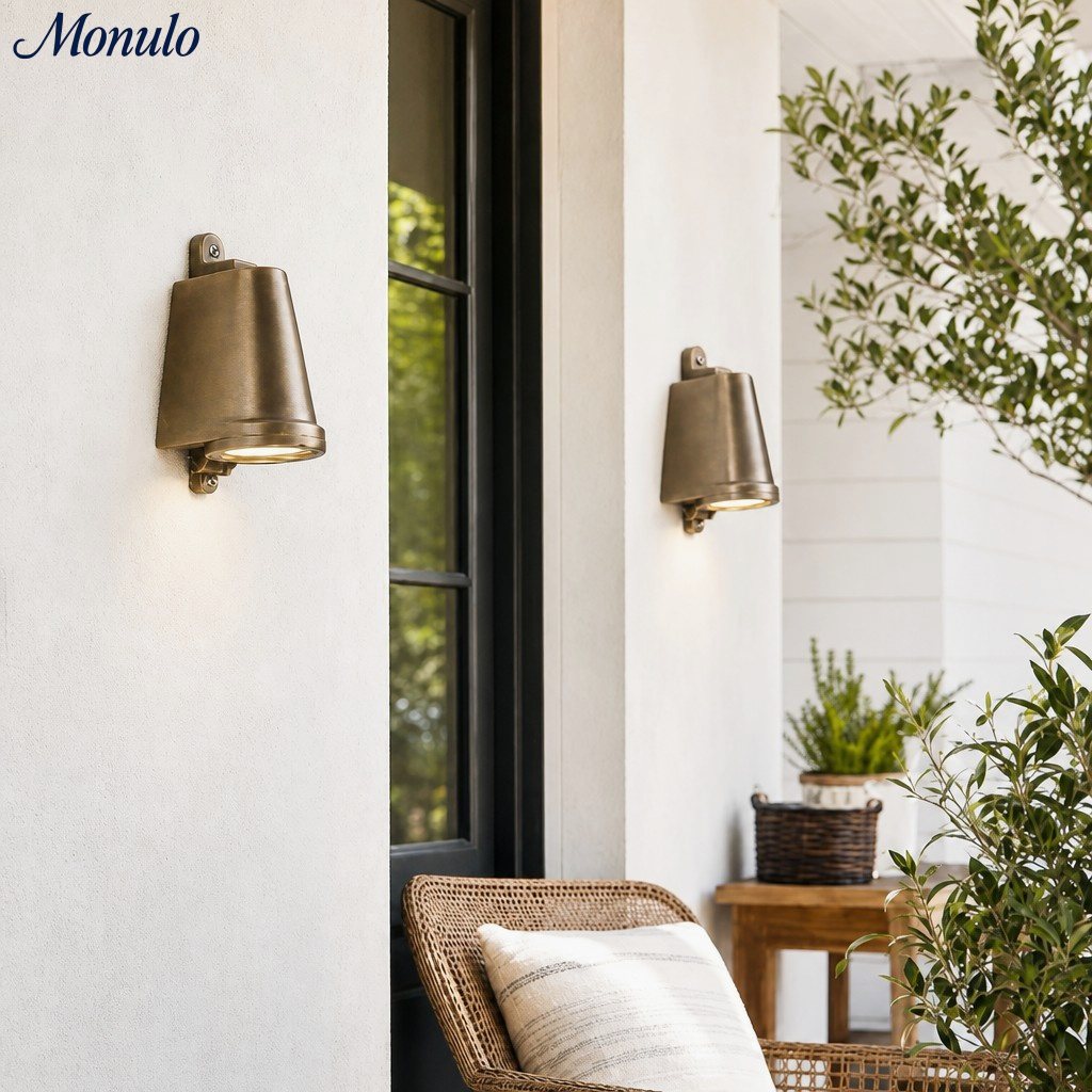 Industrial Outdoor Wall Light – Waterproof Sconce with Bluebell Shape