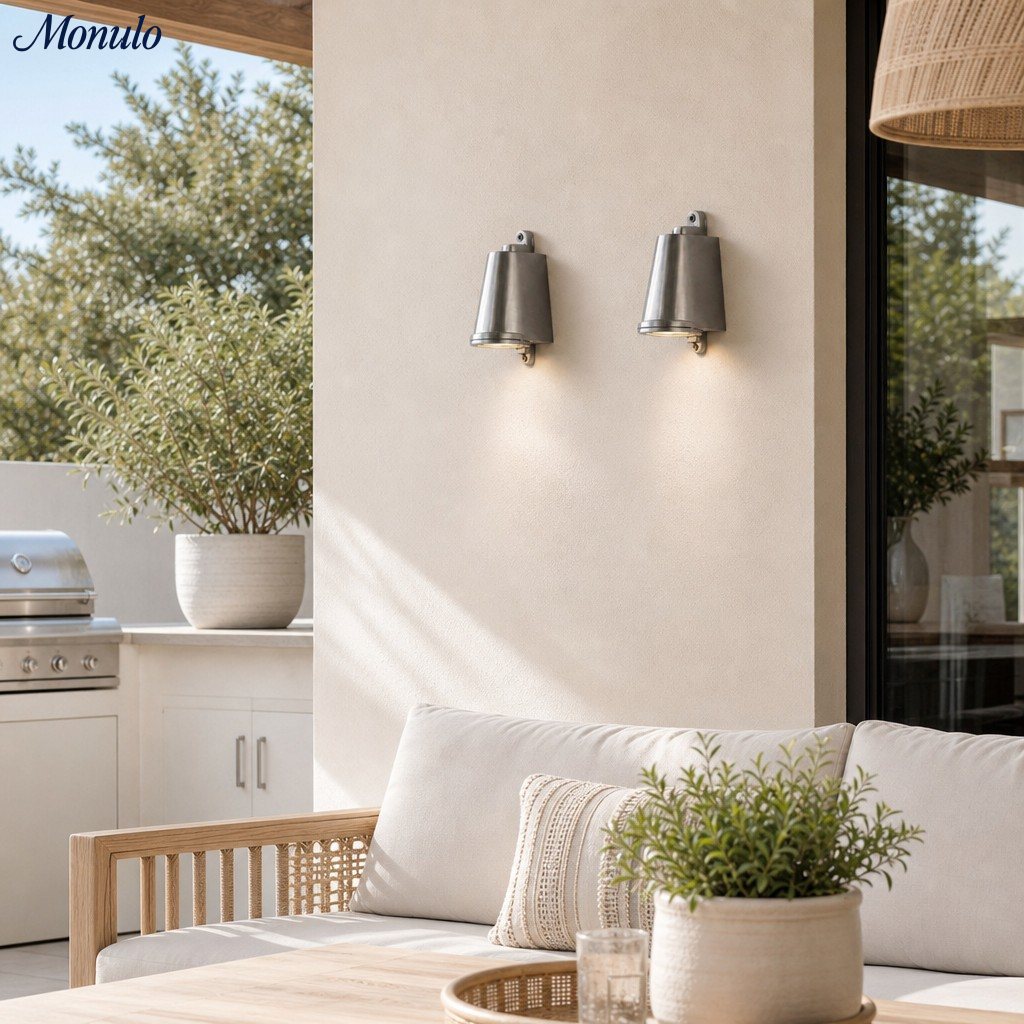 Industrial Outdoor Wall Light – Waterproof Sconce with Bluebell Shape