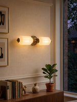 Load image into Gallery viewer, American Vintage Glass Lantern Shaped Horizontal Eloise Wall Sconce