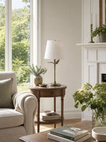 Load image into Gallery viewer, Roven Botanical Forged Metal Vintage Table Lamp - Rustic Accent for Living Room and Bedroom