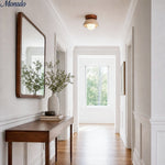Load image into Gallery viewer, Wabi-Sabi Style Travertine Dome Ceiling Light for Living Room