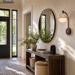 Load image into Gallery viewer, Wabi-Sabi Style Travertine Half-Sphere Design Wall Lamp for Living Rooms and Bedrooms