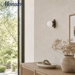 Cargar imagen en el visor de la Galería, Lámpara de doble función de cristal opalino: elegante luminaria para techo y pared para hogares modernos.