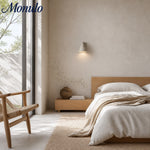 Load image into Gallery viewer, Concrellia Tapered Concrete Shade Modern Wall Sconce - Bedroom Hallway Light