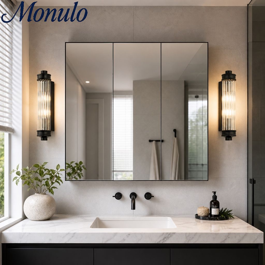 Aplique de pared cilíndrico acanalado Bravira - Lámpara de pared moderna nórdica para pasillo y sala de estar U03
