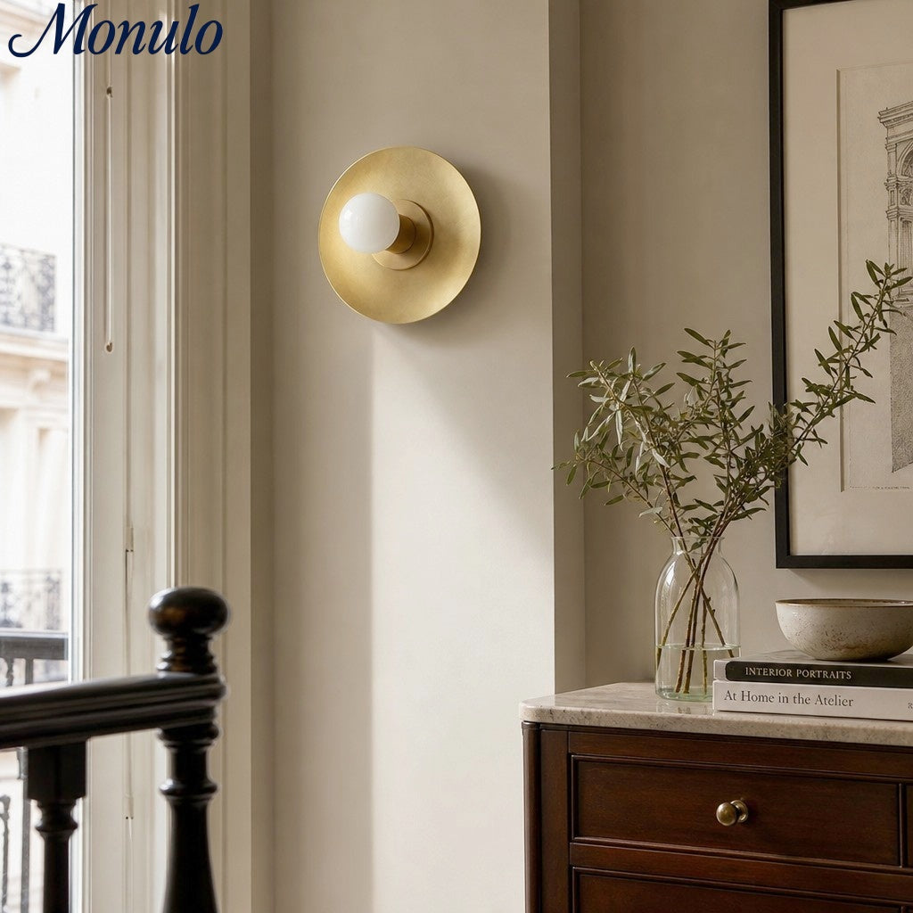 Radiro Globe Metall-Finish Wandlampe – Minimalistisches Design für Waschtisch und Flur