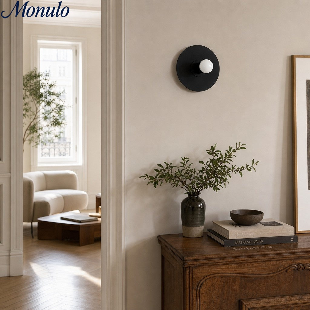 Radiro Globe Metall-Finish Wandlampe – Minimalistisches Design für Waschtisch und Flur