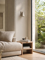 Load image into Gallery viewer, Concrellia Tapered Concrete Shade Modern Wall Sconce - Bedroom Hallway Light