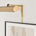 Load image into Gallery viewer, Libris Cylinder Picture Light - Metal Shade Wall Lamp for Living Room or Bedroom