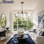 Bild in Gallery-Viewer laden, Glorica Glass Modern Decorative Glass Globe Kronleuchter – Modernes Deckenlicht für Esszimmer &amp; Wohnräume