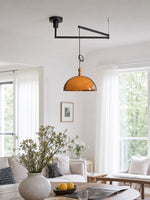 Load image into Gallery viewer, Sunset Afterglow Sunset Medieval Pendant Light with French Acrylic Shade for Dining Room and Foyer