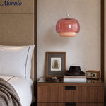 Load image into Gallery viewer, Clinco Modern Coloured Glass Mushroom Pendant Lamp – Stylish Ambient Lighting for Boutique &amp; Residential Spaces