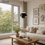 Load image into Gallery viewer, Nordic Metal Macaroon Flower Bud Shade LED Top Openable Pendant Light