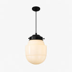 Load image into Gallery viewer, Vintage Art Deco Milk Glass Pendant Light
