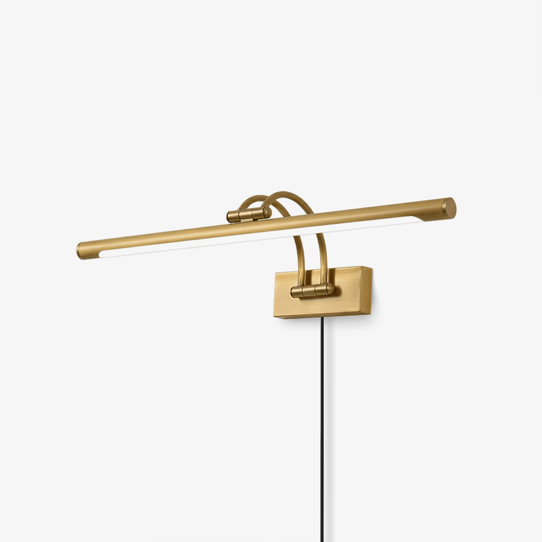 Linear Vanity Brass Plug-In Wall Light - product image 1